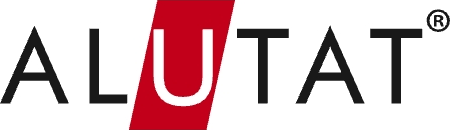 Логотип ALUTAT — алюмінієві профілі для натяжних стель